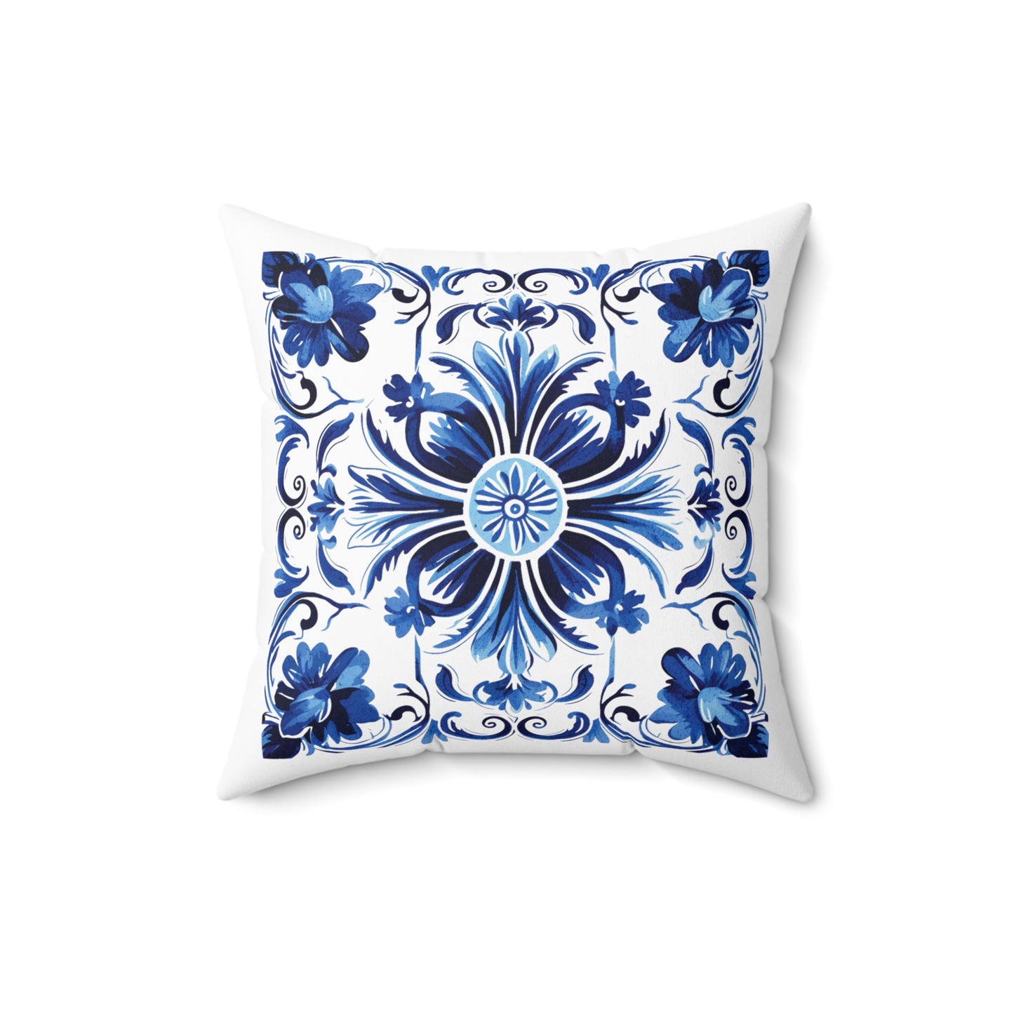 Authentic Traditional Portuguese Tile Pattern Pillow - Bring Portugal’s Artistry Home