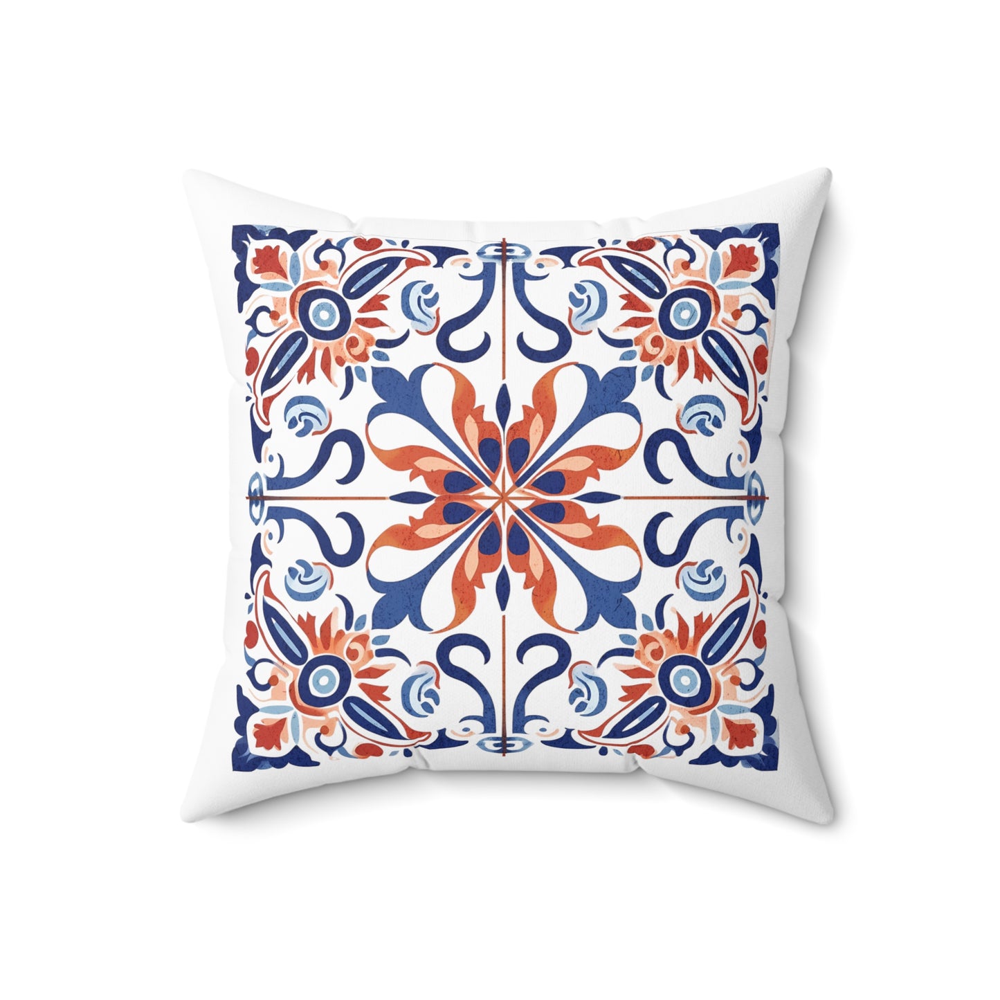 Portuguese Tile Design Pillow - Add a Touch of Portugal to Your Home