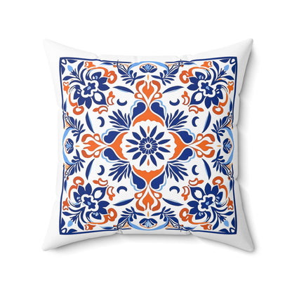 Timeless Tile Design Pillow - Embrace Portuguese Elegance