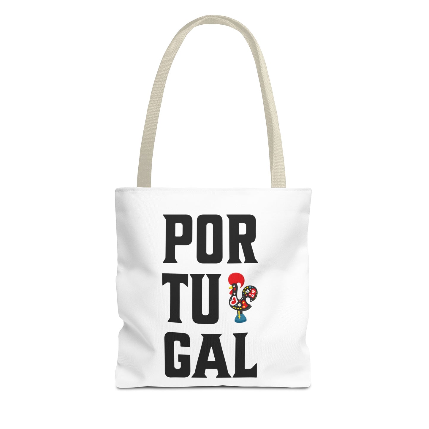 Elegant Tote Bag with Portugal Design and Galo de Barcelos - Retro, Minimalist and Contemporary