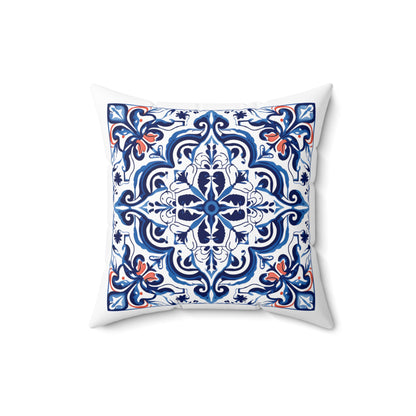 Timeless Tile Design Pillow - Embrace Portuguese Elegance