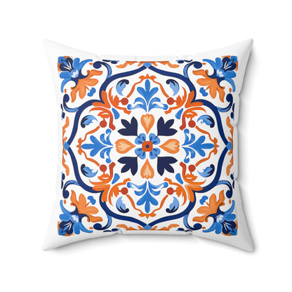 Timeless Tile Design Pillow - Embrace Portuguese Elegance