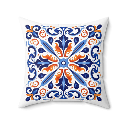 Timeless Tile Design Pillow - Embrace Portuguese Elegance