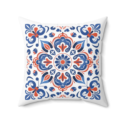 Traditional Portuguese Tile Inspired Pillow - Bring Portugal Home