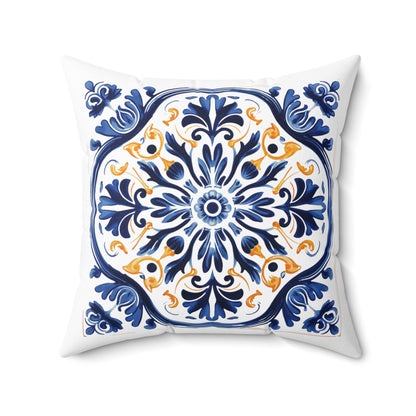 Timeless Traditional Portuguese Tile Design Pillow - Bring the Essence of Portugal Home