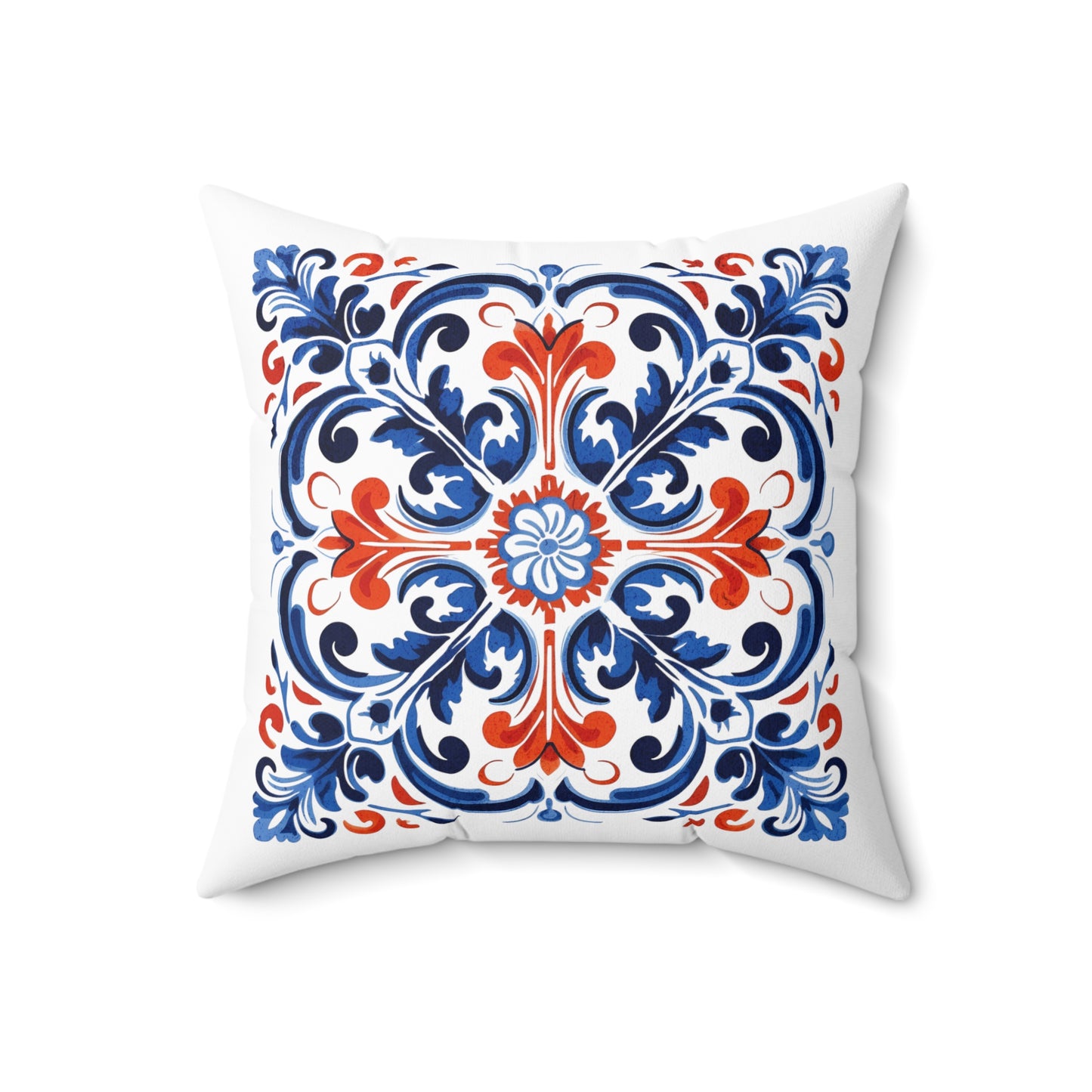 Traditional Portuguese Tile Inspired Pillow - Bring Portugal Home