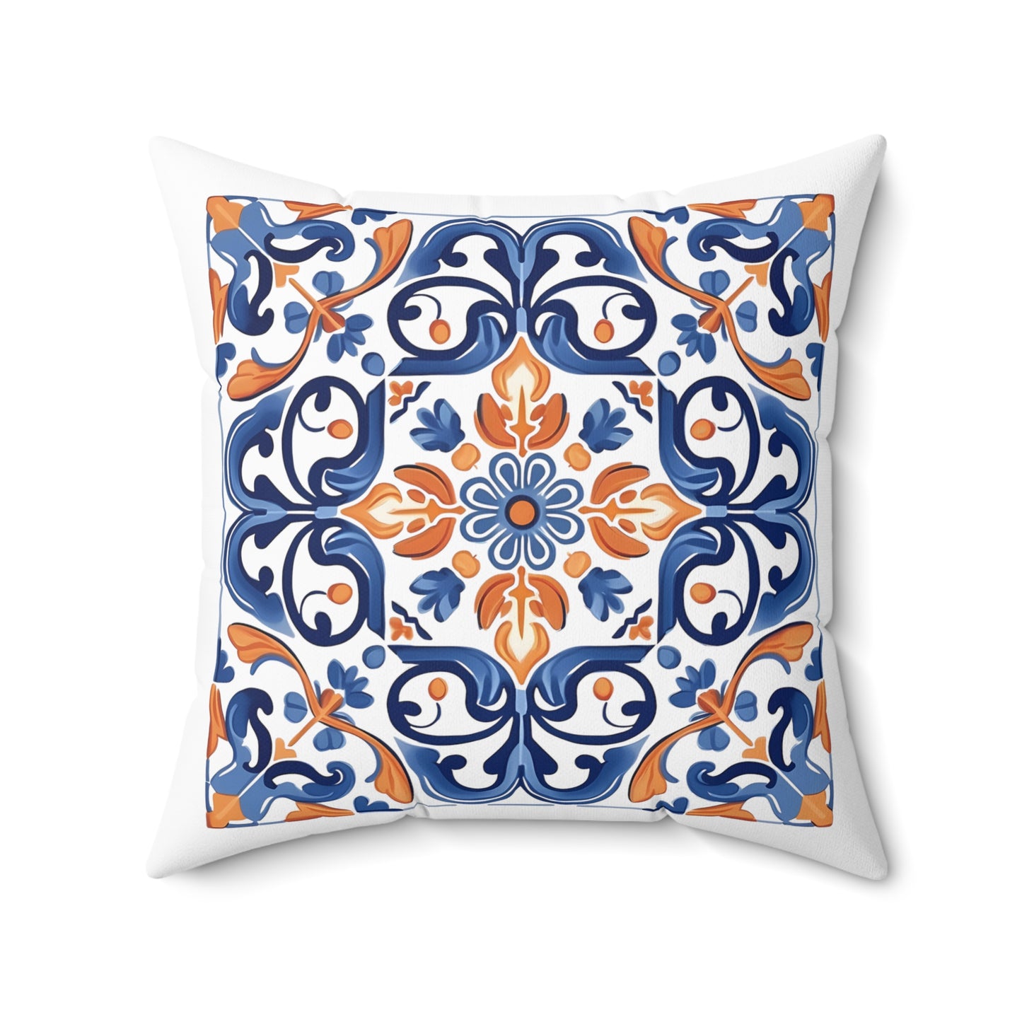 Traditional Portuguese Tile Inspired Pillow - Bring Portugal Home