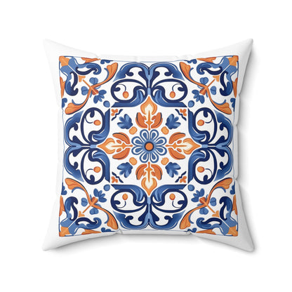 Traditional Portuguese Tile Inspired Pillow - Bring Portugal Home