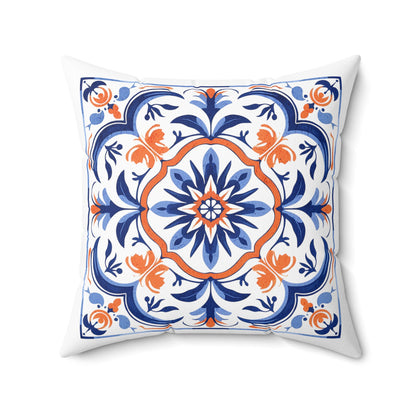 Traditional Portuguese Tile Inspired Pillow - Bring Portugal Home