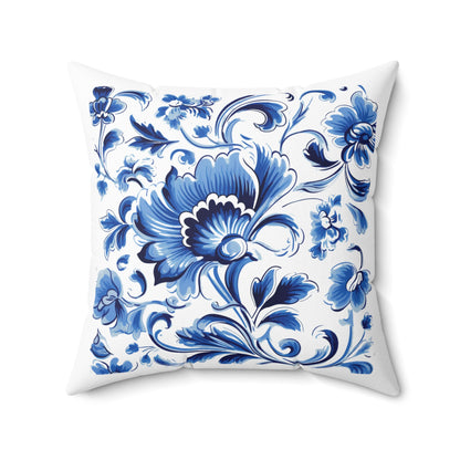 Portuguese Heritage Tile Pillow - Add Cultural Elegance to Your Home