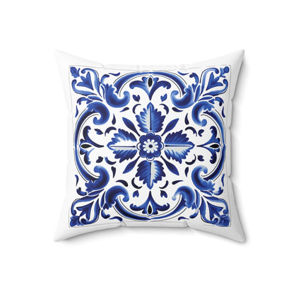 Authentic Traditional Portuguese  Tile Design Pillow - Embrace Portugal’s Timeless Beauty