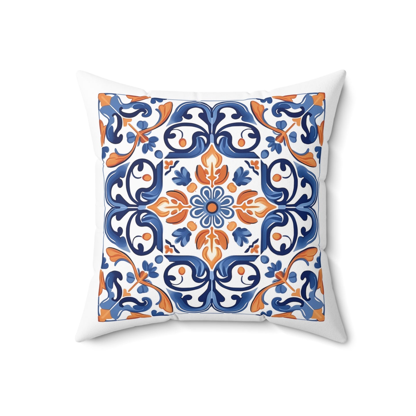 Traditional Portuguese Tile Inspired Pillow - Bring Portugal Home