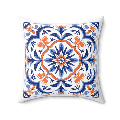 Traditional Portuguese Tile Inspired Pillow - Bring Portugal Home