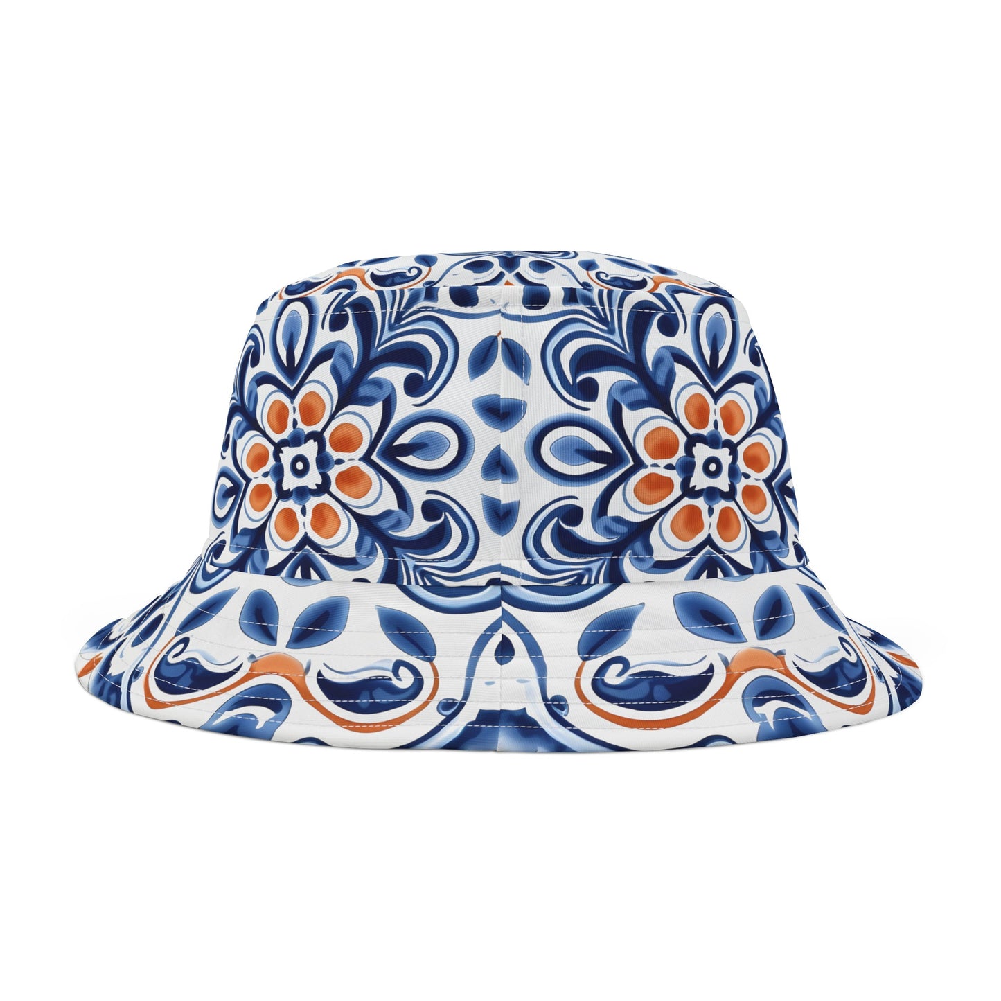 Portuguese Tiles Bucket Hat - Stylish and Unique Design - Bucket Hat (AOP)