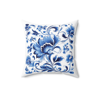 Portuguese Heritage Tile Pillow - Add Cultural Elegance to Your Home