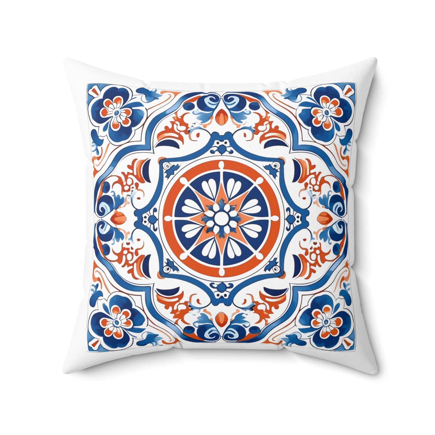 Traditional Portuguese Tile Inspired Pillow - Bring Portugal Home