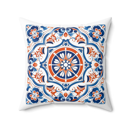 Traditional Portuguese Tile Inspired Pillow - Bring Portugal Home