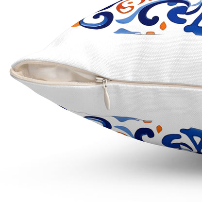 Timeless Tile Design Pillow - Embrace Portuguese Elegance