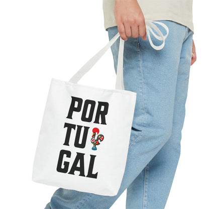 Elegant Tote Bag with Portugal Design and Galo de Barcelos - Retro, Minimalist and Contemporary