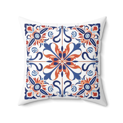 Portuguese Tile Design Pillow - Add a Touch of Portugal to Your Home