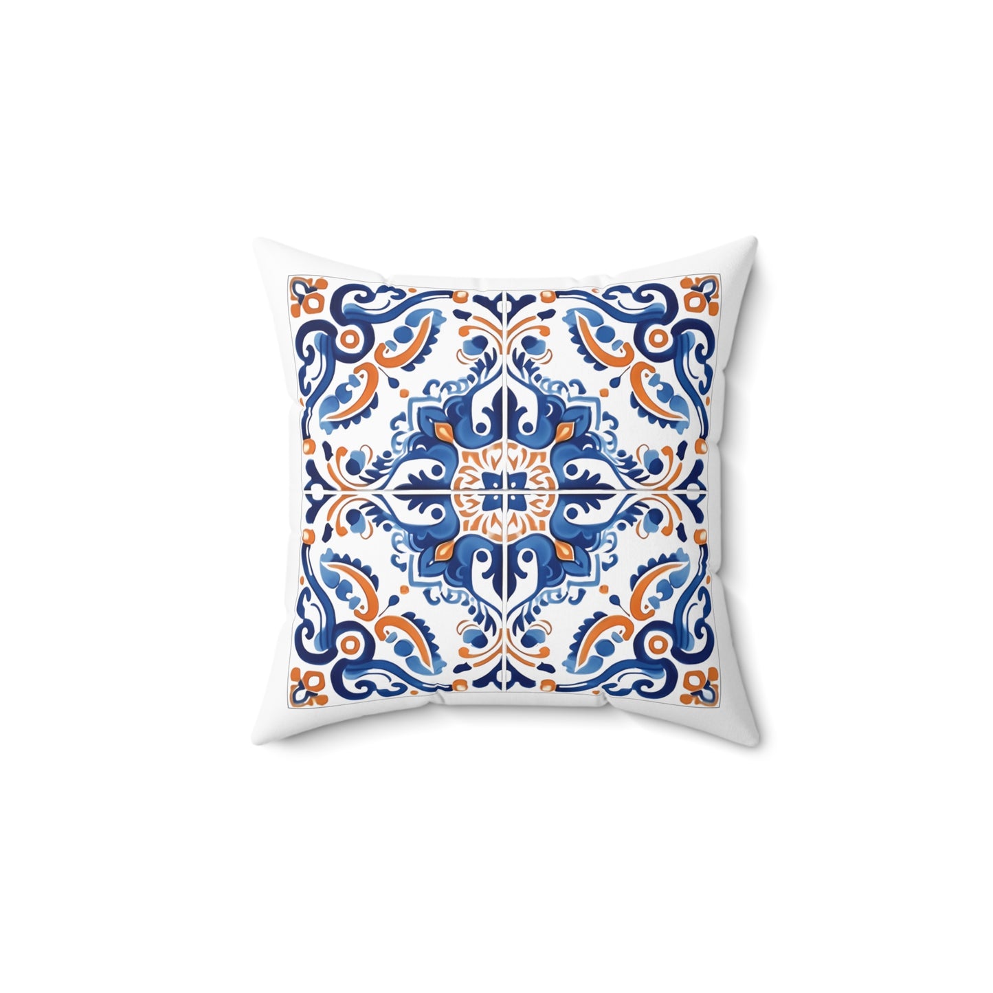 Elegant Portuguese Tile Design Pillow - Bring the Beauty of Portugal Home