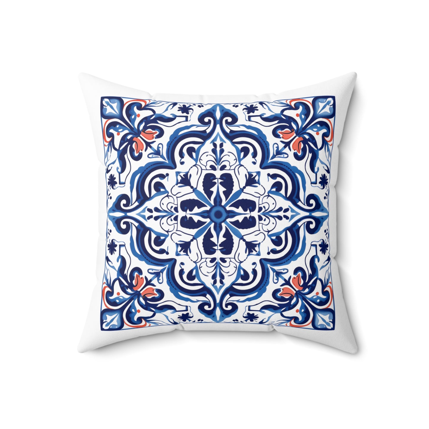 Timeless Tile Design Pillow - Embrace Portuguese Elegance