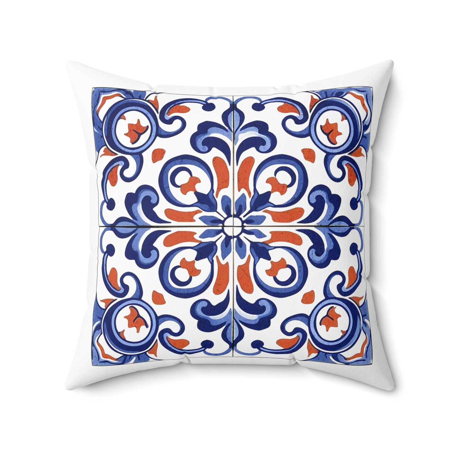 Traditional Portuguese Tile Inspired Pillow - Bring Portugal Home