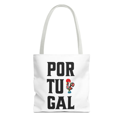 Elegant Tote Bag with Portugal Design and Galo de Barcelos - Retro, Minimalist and Contemporary