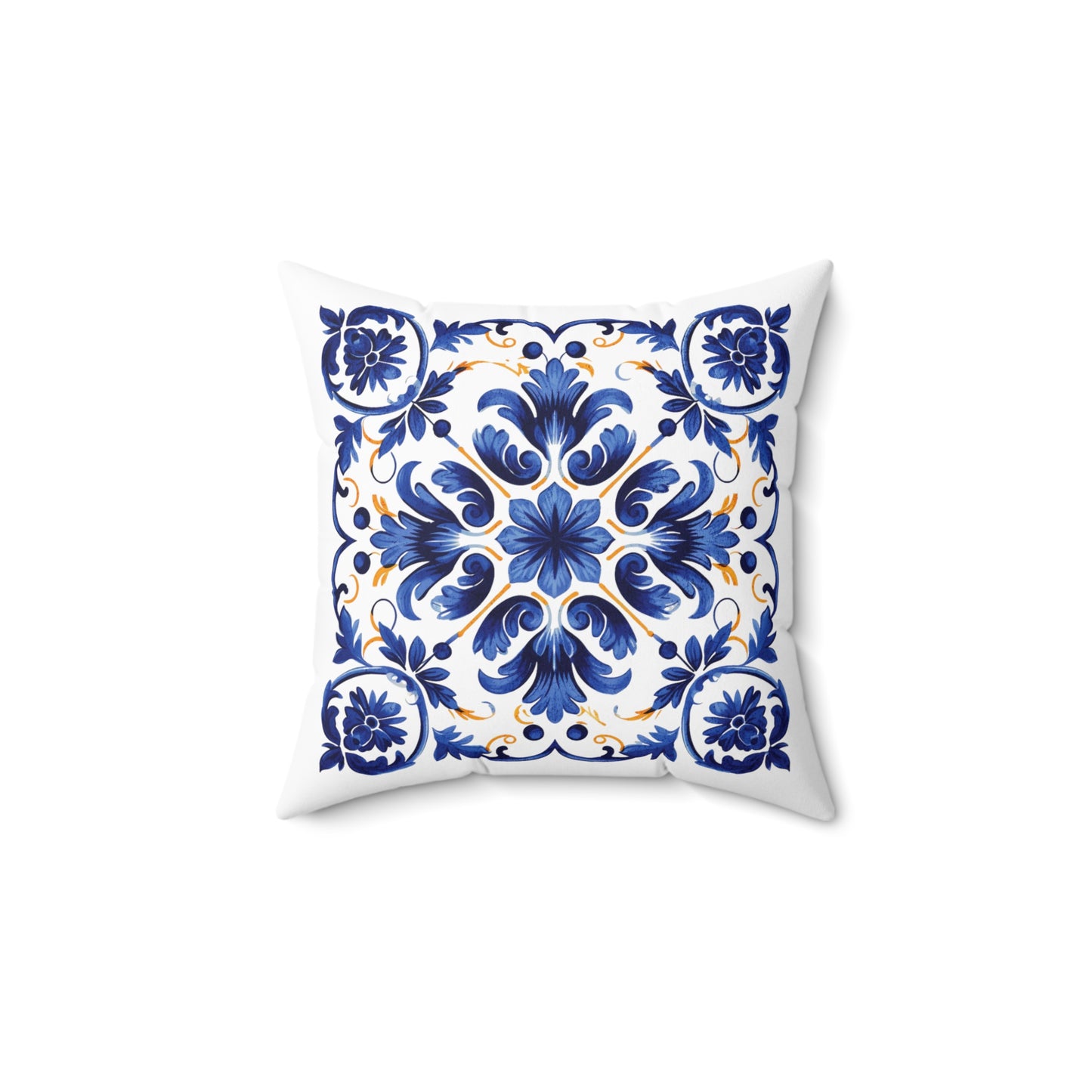 Portuguese Tile Inspired Decorative Pillow - Bring Portuguese Charm Home