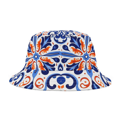 Portuguese Tiles Bucket Hat - Stylish and Unique Design - Bucket Hat (AOP)