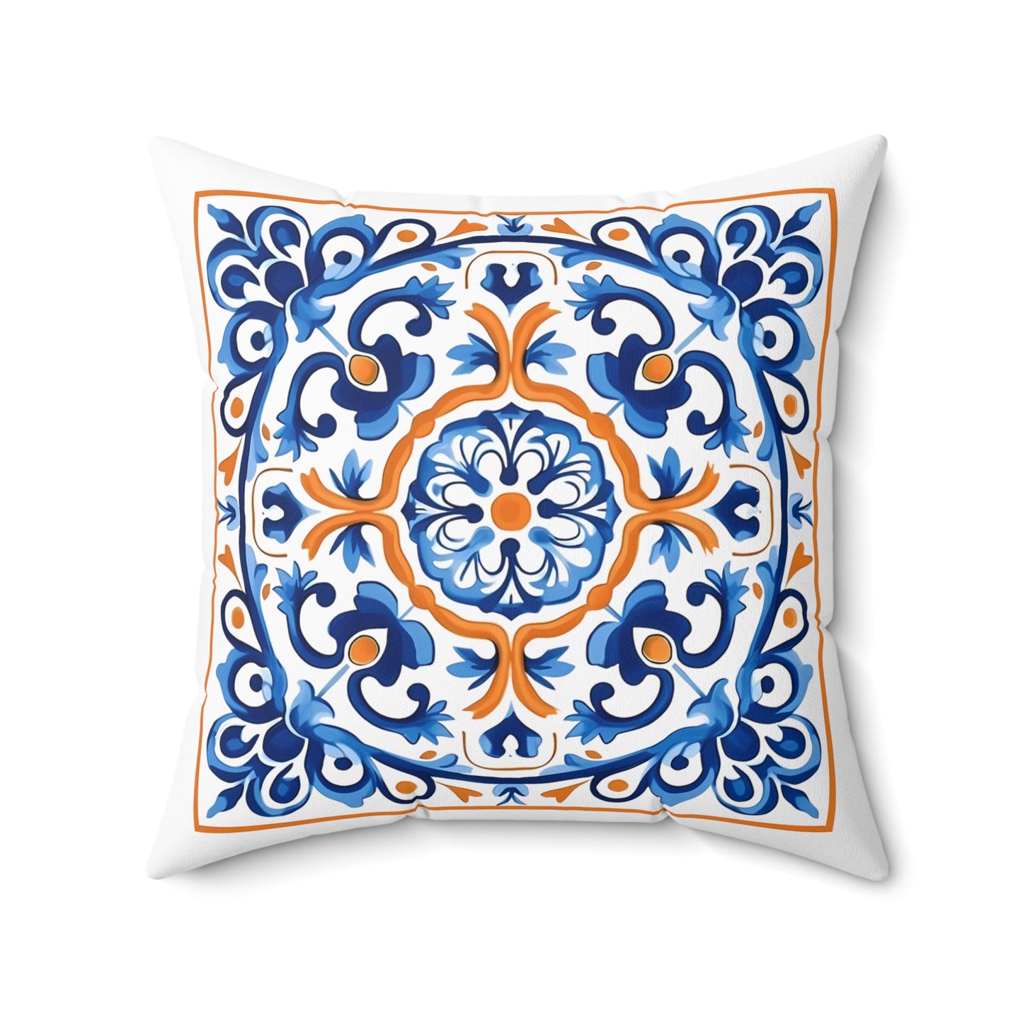 Traditional Portuguese Tile Inspired Pillow - Bring Portugal Home