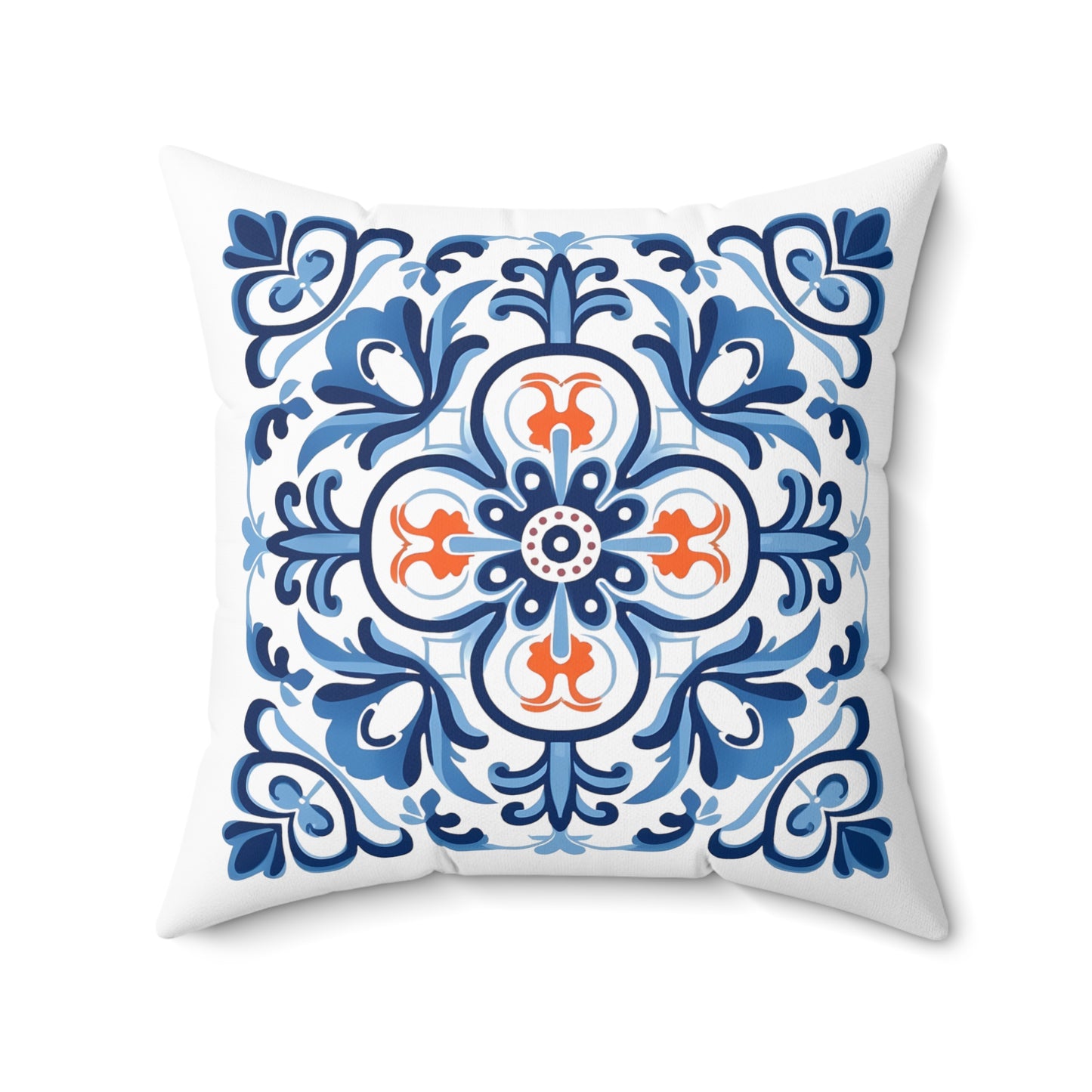 Traditional Portuguese Tile Inspired Pillow - Bring Portugal Home