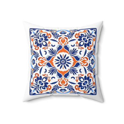 Timeless Tile Design Pillow - Embrace Portuguese Elegance