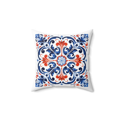 Traditional Portuguese Tile Inspired Pillow - Bring Portugal Home