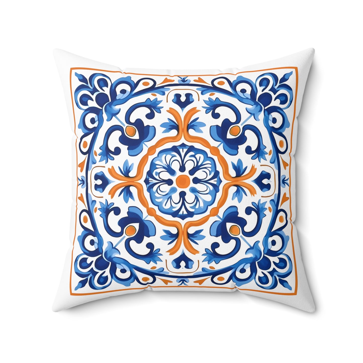 Traditional Portuguese Tile Inspired Pillow - Bring Portugal Home