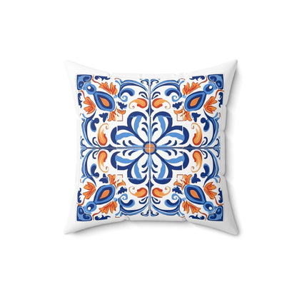 Traditional Portuguese Tile Inspired Pillow - Bring Portugal Home