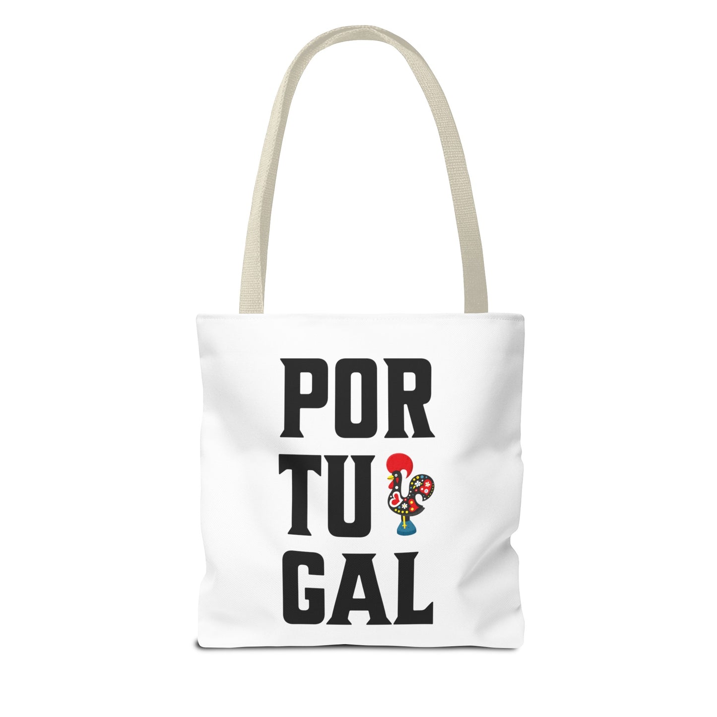 Elegant Tote Bag with Portugal Design and Galo de Barcelos - Retro, Minimalist and Contemporary