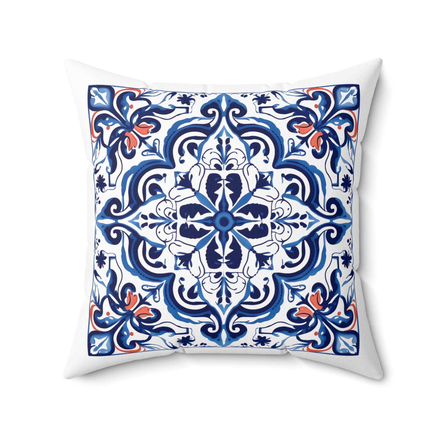 Timeless Tile Design Pillow - Embrace Portuguese Elegance