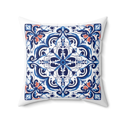 Timeless Tile Design Pillow - Embrace Portuguese Elegance