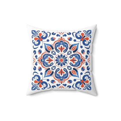 Traditional Portuguese Tile Inspired Pillow - Bring Portugal Home