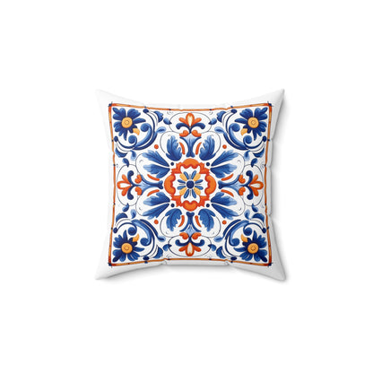 Timeless Tile Design Pillow - Embrace Portuguese Elegance