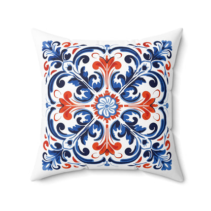 Traditional Portuguese Tile Inspired Pillow - Bring Portugal Home