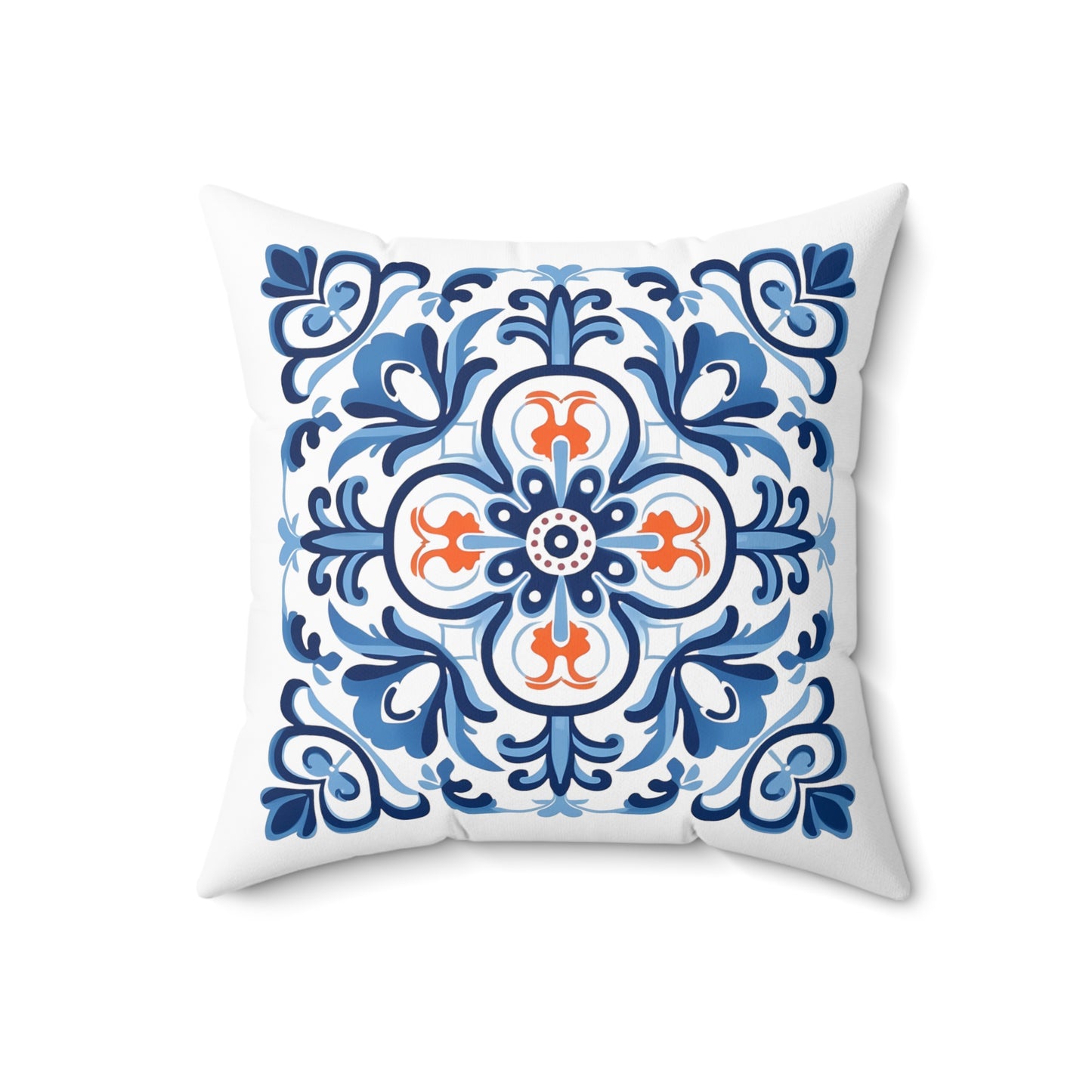 Traditional Portuguese Tile Inspired Pillow - Bring Portugal Home