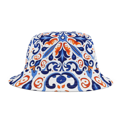 Portuguese Tiles Bucket Hat - Stylish and Unique Design - Bucket Hat (AOP)