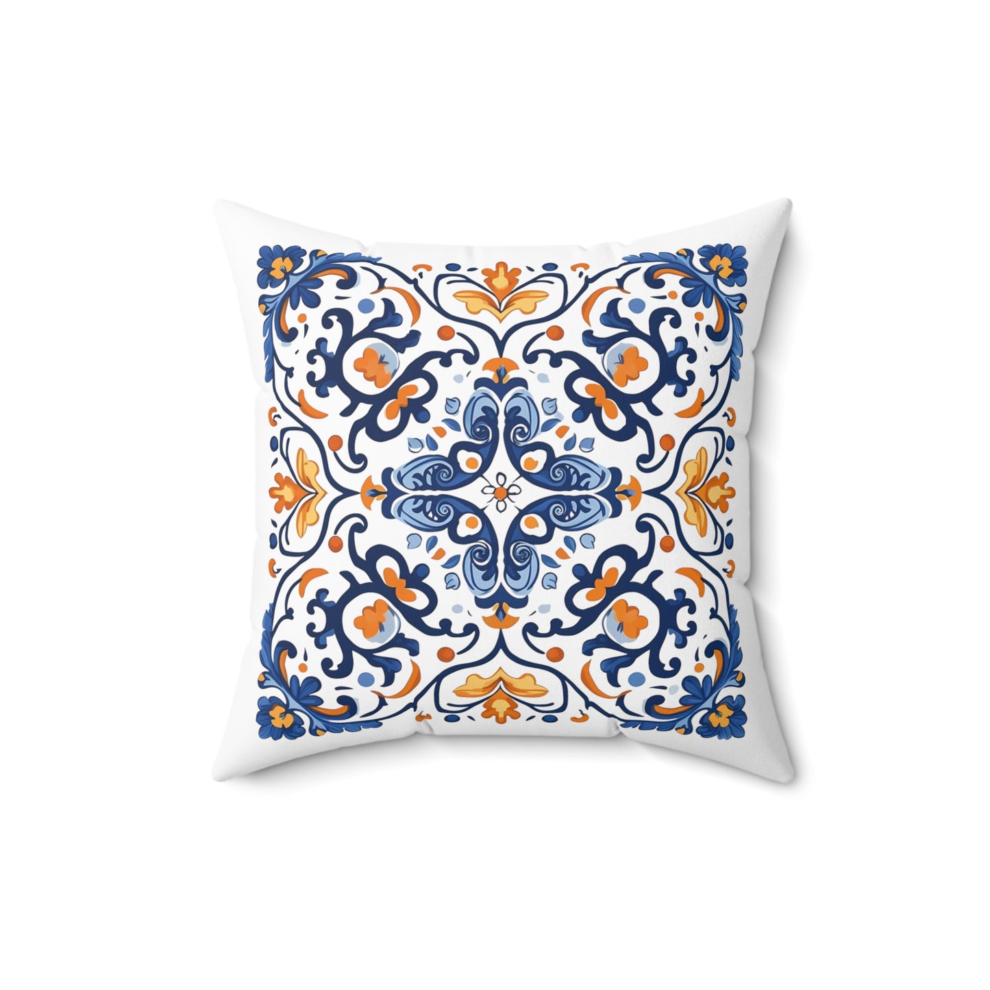 Traditional Portuguese Tile Inspired Pillow - Bring Portugal Home