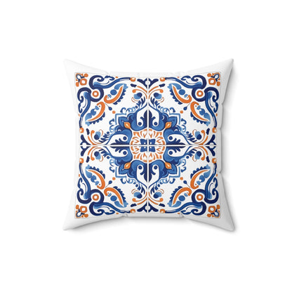 Elegant Portuguese Tile Design Pillow - Bring the Beauty of Portugal Home