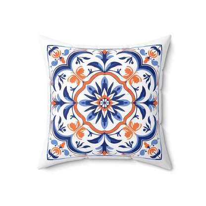 Traditional Portuguese Tile Inspired Pillow - Bring Portugal Home