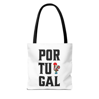 Elegant Tote Bag with Portugal Design and Galo de Barcelos - Retro, Minimalist and Contemporary