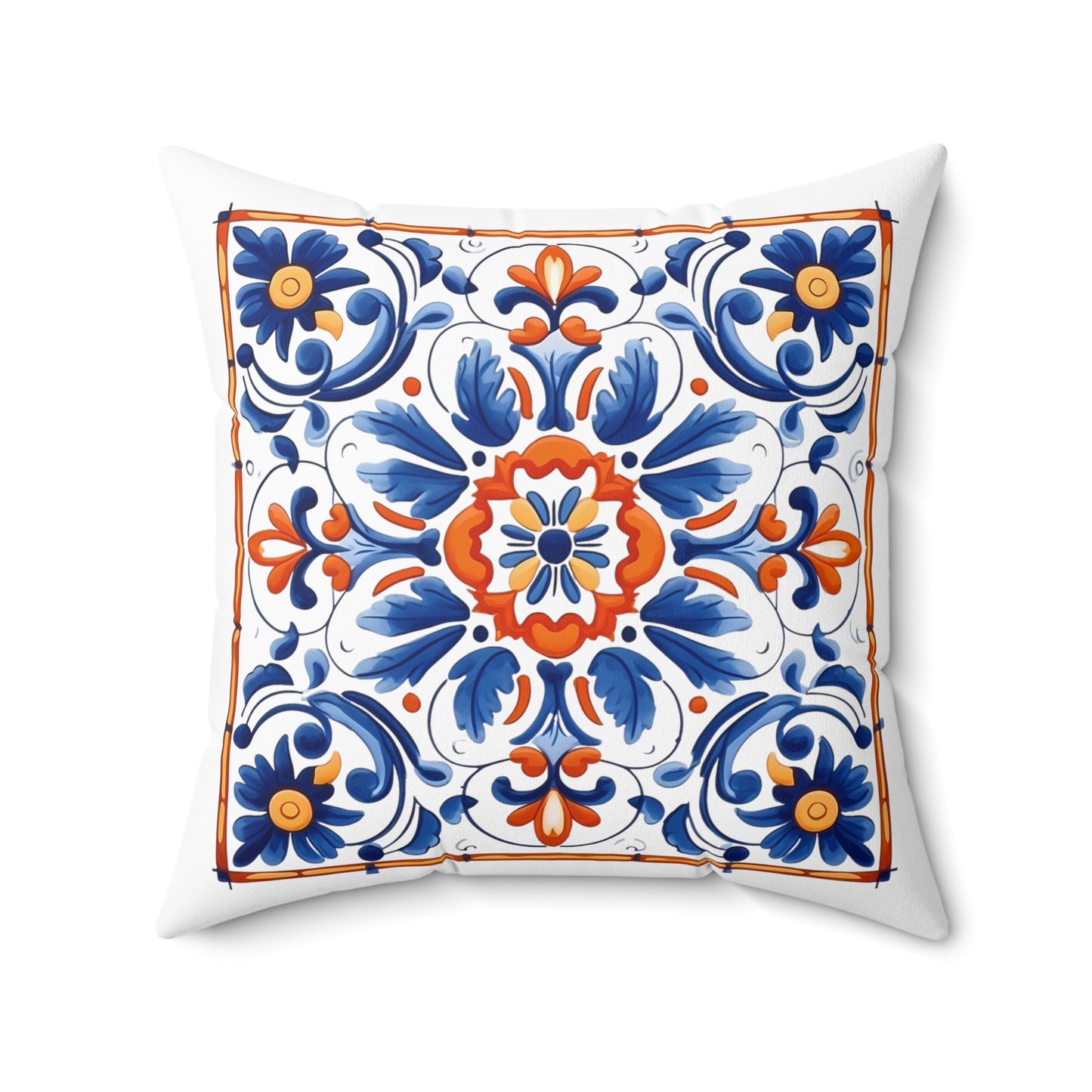 Timeless Tile Design Pillow - Embrace Portuguese Elegance