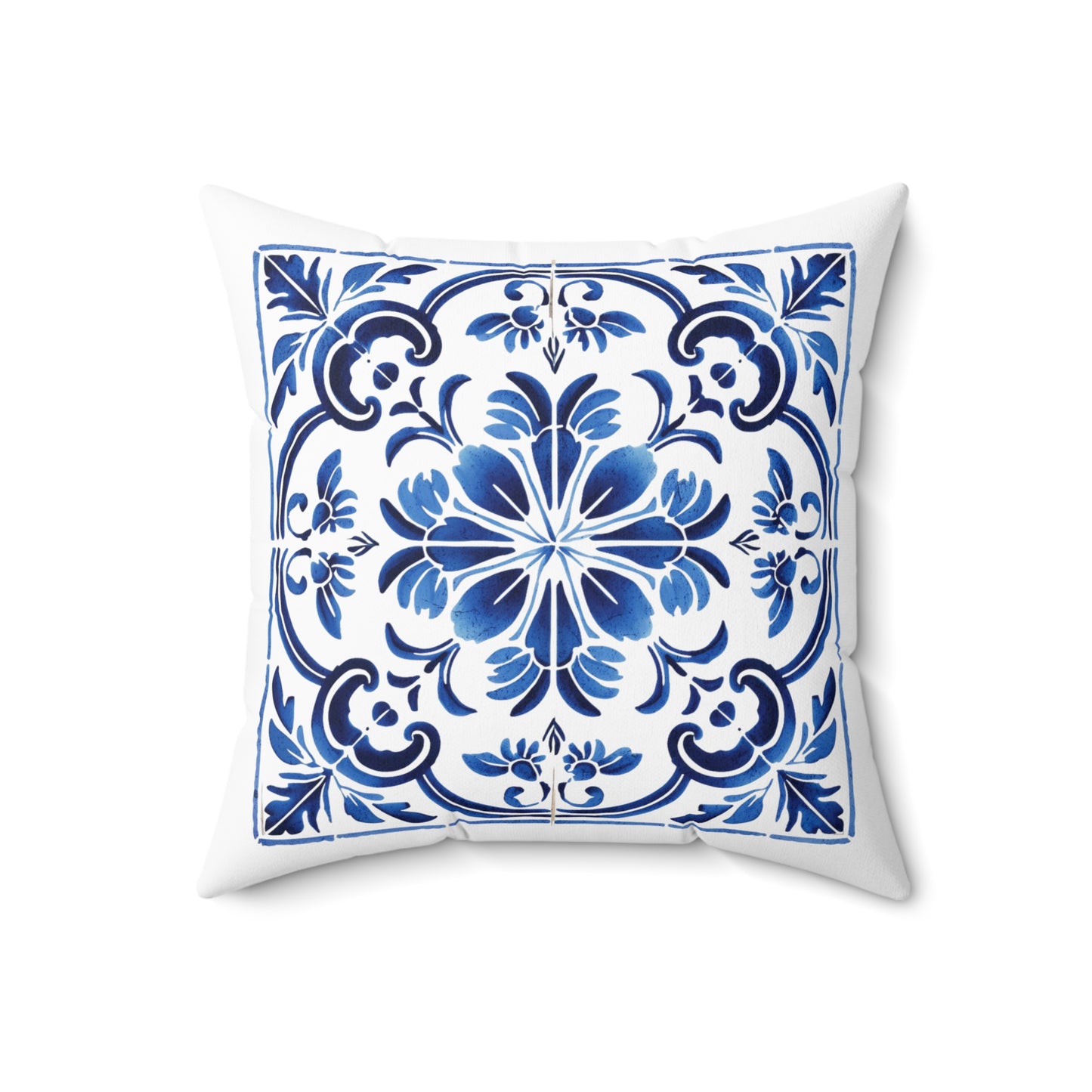 Portuguese Heritage Tile Pillow - Infuse Your Space with Timeless Elegance